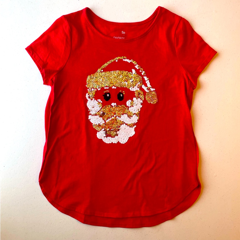 SO Christmas Top Girls Size 14-16 XL